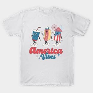 America Vibes 4th July T-Shirt